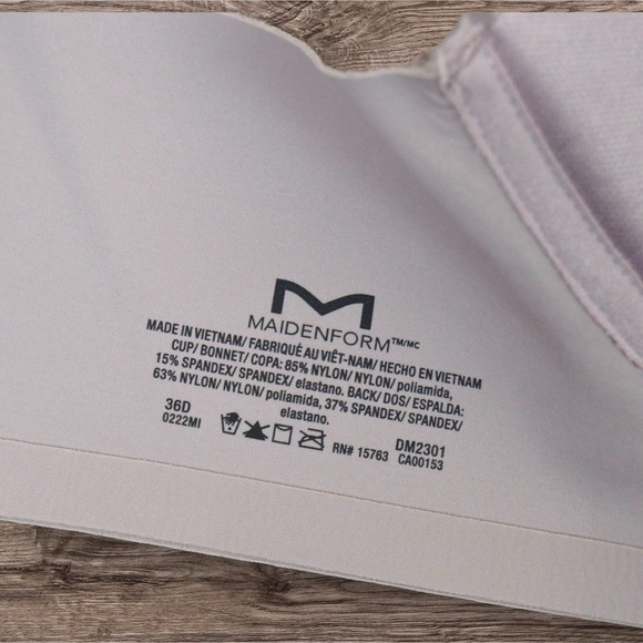 36D Maidenform One Fab Fit 2.0 Wire-Free T-Shirt Bra Style-DM2301 Iced Mocha - Picture 4 of 9